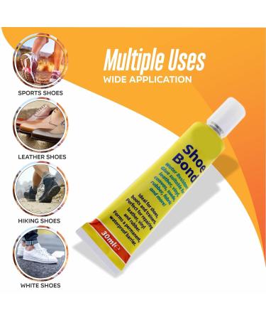 Strong Shoe Glue Super Strong Shoe Repair Glue Shoe Glue Sole Repair Sole and Upper Repair Glue Flexible and Waterproof glue for shoes Non-Hardening Shoe Glue for trainers Boots High Heels - Buy Online on GoSupps.com