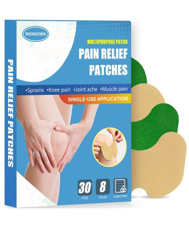 Pain Relief Patches-Warming Herbal Knee Pain Relief Patch Long-Term Knee Relief Herbal Patch Back Pain Patch Enjoy Pain Relief and Relaxation - 30 Count 30 Pcs