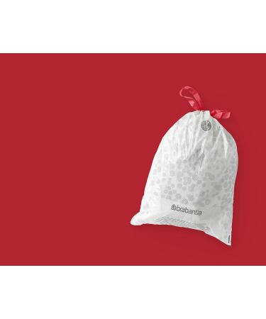 Brabantia Perfectfit Garbage Bags Donation Pack - Extra Strong 20L (40 Pieces Code Y) - White Garbage Bags with Train Tape - Buy Online on GoSupps.com
