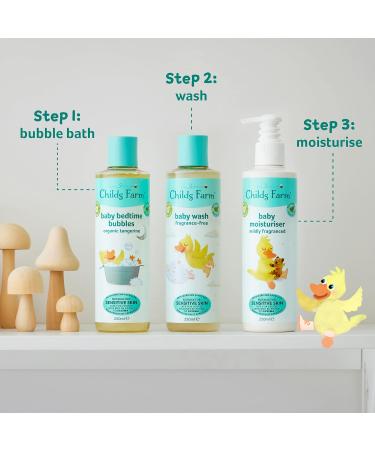 Childs Farm Baby Bedtime Bubble Bath 500ml | Organic Tangerine | Gentle Cleansing & Soothing | For Newborns with Dry, Sensitive, Eczema-prone Skin | 500 ml (Pack of 1) - Buy Online on GoSupps.com