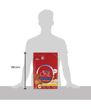 Purina One Medium/Maxi 10 kg Dog Food 4 Bags of 2.5 kg each - Buy Online on GoSupps.com