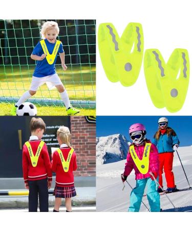 Buy HHZZXCDH Children s Reflector Vests | Safety Warning Vests for Ages 3-6 | Light Reflective V-Shaped Signal Collar - Buy Online on GoSupps.com