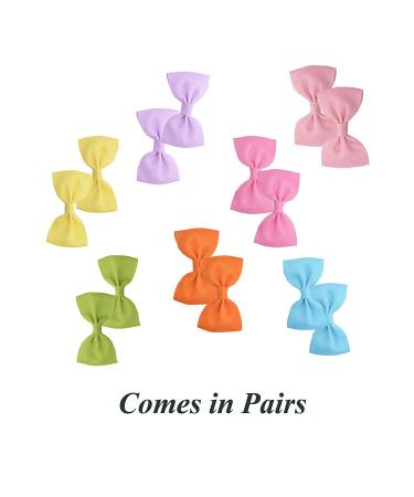 40 Piece 2.75 Grosgrain Ribbon Bows Hair Clips for Baby Girls by Prohouse - Buy Online on GoSupps.com