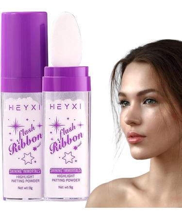 Fairy Powder Highlighter | Rich Pigmented Highlighter Powder Highlighter Makeup | Three-Dimensional Face Blusher Fairy Patting Powder Highlighter for Face Eyes Lips Hair Body Glow Tmay 01# - Buy Online on GoSupps.com