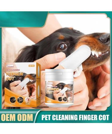 Gralara 100Pcs Pet Care Finger Disposable Plaque & Dogs and Cats Freshen Breath - Buy Online on GoSupps.com