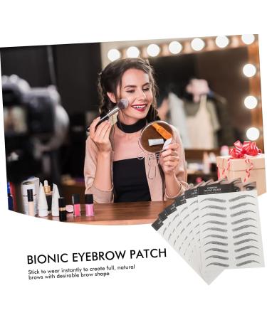 Ipetboom 12 sheets for Eyebrows Tie Brow Temporary Hair-like Supplies Tool Tools Stich Stickers Grooming - Buy Online on GoSupps.com