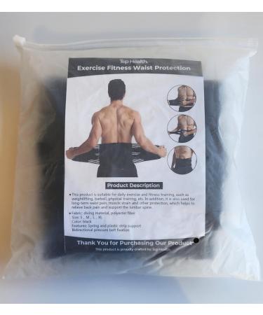 Back Support Belt - Adjustable Lumbar Brace for Sciatica Relief | X-Large Anti-Skid Design 6 Stays 16-Hole Air Mesh - Buy Online on GoSupps.com