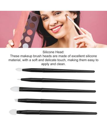 Buy Tyenaza 5-Piece Makeup Brush Set - Silicone Eye Shadow Eyebrow & Lip Brushes - Reusable & Portable Makeup Applicators - International Shipping Available - Buy Online on GoSupps.com