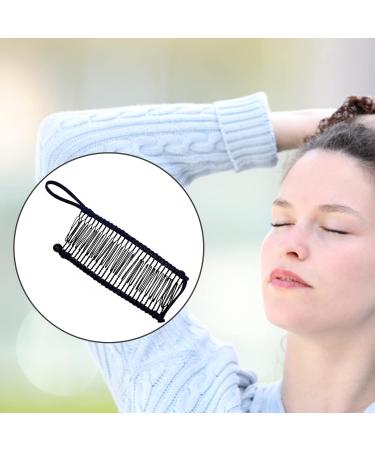 1Pcs Banana Hair Clips Large Stretch Banana Clip Vintage Banana Barrette Large Size Stretch Banana Clips No Crease Elastic Clincher Hair Comb Hairpin for Thick Curly Wavy Hair Styling Accessories - Buy Online on GoSupps.com