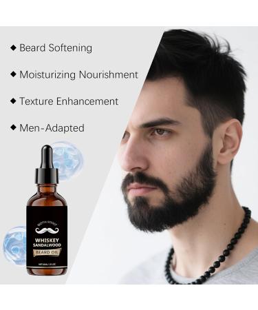 Softening Beard Oil Natural Moisturizing Oil | Oil for Facial Hair and Thick Mustaches - For Men Daily Care Morning Shower Styling Travel - Buy Online on GoSupps.com