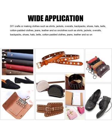 Metal Snap Fastener Kit with Fixing Tools - 4 Color Clothing Snaps for Leather Jacket, Jeans, Bags & Bracelets - Buy Online on GoSupps.com