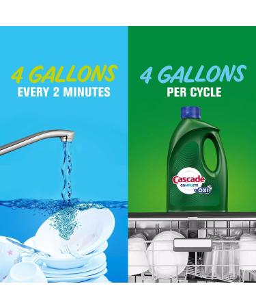 PURPUR Cloth & Cascade Oxi Gel Dishwasher Liquid Detergent Bundle - Stain Fighting Power & Fresh Scent 125 Fl Oz - International Shipping Available - Buy Online on GoSupps.com
