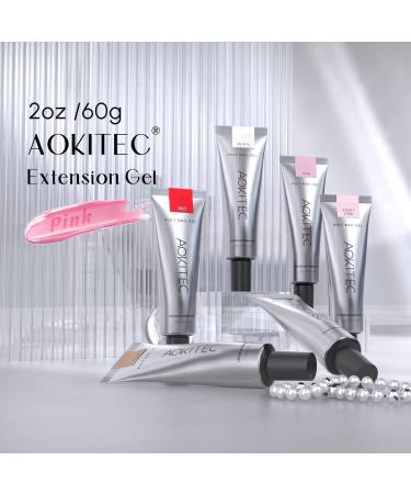 60ml Extension Poly Nail Gel - Quick Building UV Gel for Nail Enhancement and Manicure - Pink Color for Salon and DIY Nail Art - Buy Online on GoSupps.com