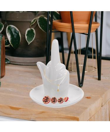 Writwaa Gestetklett Ceramic Jewelry Storage Tray | Engagement Ring Organizer | Unique Wedding Decorations & Funny Home Decor - Buy Online on GoSupps.com