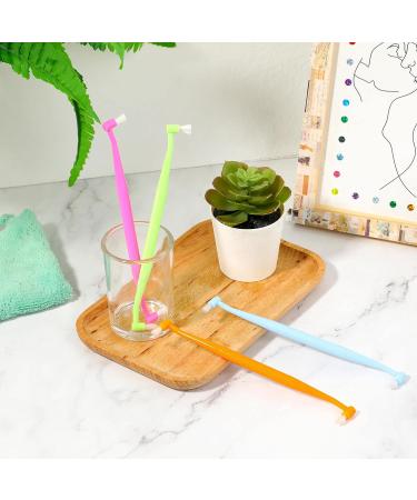 Orthodontic Braces Toothbrush Set - Double-Ended Interspace & Tuft Brushes for Detail Cleaning | 4 Pcs Small Soft Bristle Heads - Buy Online on GoSupps.com