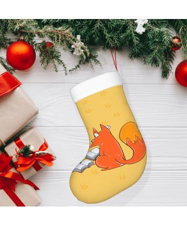 YYHHAOFA Sunflower Seeds and Foxes Pattern Christmas Decorative Stockings : Soft Light and Tactile Suitable for Christmas Holiday Party - Buy Online on GoSupps.com