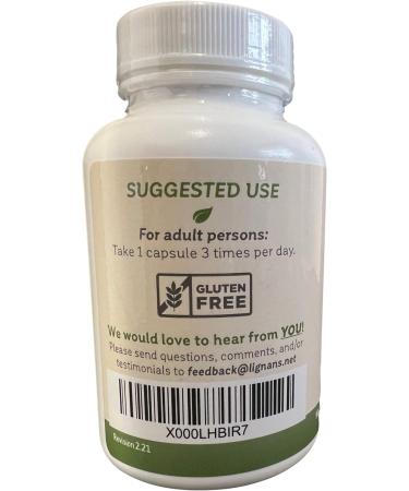 Lignans For Life Sesamin 90 Capsules - Natural Sesame Seed Dietary Supplement - Buy Online on GoSupps.com