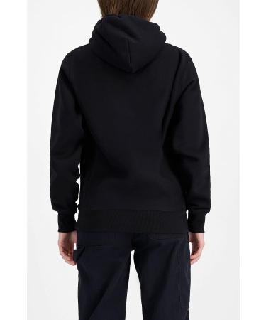 Champion Men's Reverse Weave Pullover Hooded Sweatshirt - Best Hoodies for Men - C Logo - Black - Buy Online on GoSupps.com