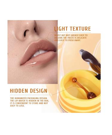 4Pcs Honey Lip Mask Pot Moisturizing Honey Lip Masks E-Family set honey lip balm sets - Buy Online on GoSupps.com