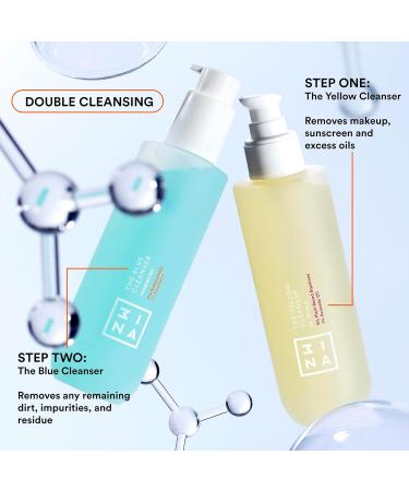 3ina MAKEUP - The Yellow Cleanser - Oil Cleanser 5% Squalane+1% Avocado Oil - Strengthen Skin Barrier & Elasticity Face Wash - Buy Online on GoSupps.com