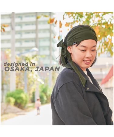 Japanese Pirate Bandana Headband - Ninja Head Wrap for Men and Women in Maroon - Buy Online on GoSupps.com
