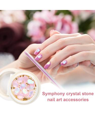 JMEDIC Nail Gems and Rhinestones | Crystal Gem Kit Nail Rhinestone - Gems for Nails Nail Jewels Crystal Gemstones Nail Art Rhinestones Kit Manicure DIY Decoration Accessories - Buy Online on GoSupps.com