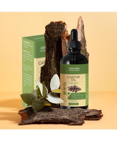 Organic Cold Pressed Castor Oil - Hair Growth Scalp Health & Deep Moisturization - 100% Pure & Natural | 4fl oz (120 ml) - Versatile Use for Hair Skin & Eyelashes - Buy Online on GoSupps.com
