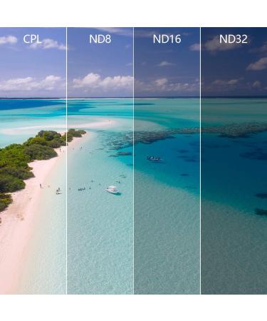 LENSKINS 4-Pack Lens Filter ND8 ND16 ND32 CPL for GoPro Hero 8 Black - Lens Protector and Accessories - Buy Online on GoSupps.com