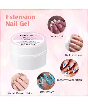 Nail Extension Builder Gel - Clear UV/Led Base Building Gel for Repair & Strengthening - Buy Online on GoSupps.com
