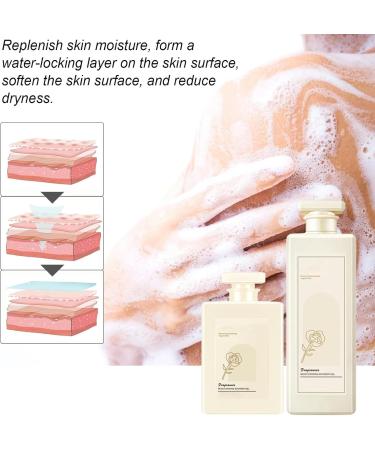 Qixfyze Perfumed Moisturizing Body Wash Firming Shower Gel Long Lasting Fragrance Body Wash Body Wash With Pump Deep Hydration For Dry Skin Moisturizing For Women300ML - Buy Online on GoSupps.com