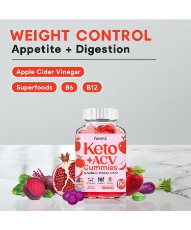 Facime Bundle of Liver Cleanse Detox & Repair - Herbal Liver Support with Milk Thistle and Premium Keto ACV Gummies for Liver and Gut Detox - Buy Online on GoSupps.com
