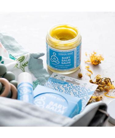 Green Goo Baby Balm 4 Oz Jar - Organic Gentle Moisturizing Baby Lotion for Skin Irritations - Buy Online on GoSupps.com
