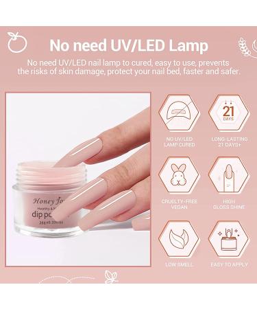 28g Fine Dipping Powder Nude Color - Bare Naked Summer Gel Nail Powder (No.8) - Buy Online on GoSupps.com