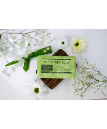 Buy The English Soap Company Take Care 2% Tea Tree Soap Bar - Luxury Moisturising & Soothing 190g for Hands & Body - International Shipping Available - Buy Online on GoSupps.com