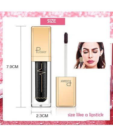 Black Liquid Glitter Eyeshadow & Eyeliner Pen - Long Lasting, Waterproof, Highly Pigmented Sparkling Eye Makeup - Buy Online on GoSupps.com