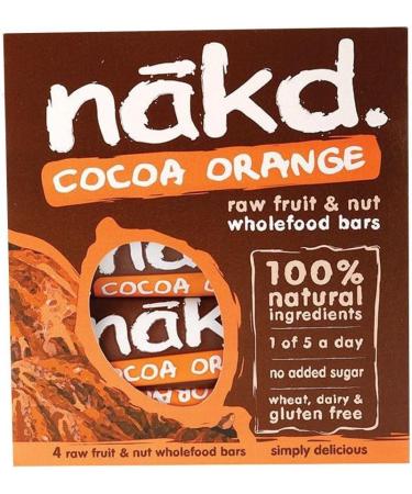  Nakd Nakd | Cocoa Orange Multipack | 1 x 4 x 35 g - Buy Online on GoSupps.com