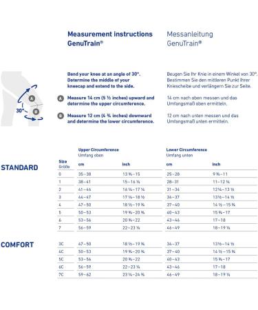 Bauerfeind GenuTrain Knee Brace - Unisex Support for Injury Relief & Stabilization | Ideal for Gonarthrosis & Arthritis | Size 7 No Silicone Edge - Buy Online on GoSupps.com