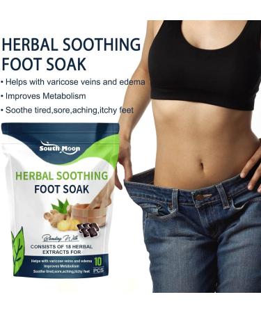 Herbal Soothing Foot Soak Beads Herbal Detox Cleansing Foot Soak Beads Herbal Foot Cleansing Soak Beads Herbal Detox and Shaping Foot Soak Beads Foot Care 10Beads/Bag (2 Bags) - Buy Online on GoSupps.com