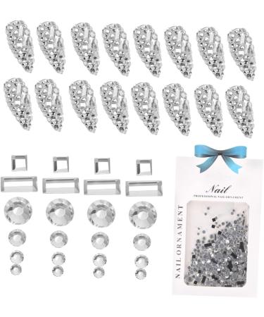 FRCOLOR 1 nail drill AB Nail Art Rhinestones nail sequins and rhinestones Nail Gems Stones Nail Art Rhinestone Flat nail flat back gems trendy jewelry fashion jewelry crystal nail stone 3d 12.4X7.2X0.2cm - Buy Online on GoSupps.com