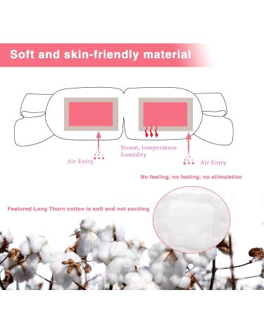 Steam Eye Mask 18 Sheets - Dark Circles & Swelling Relief, Headache & Stress Relief, Improve Sleep Quality - Pack of 36 - Buy Online on GoSupps.com
