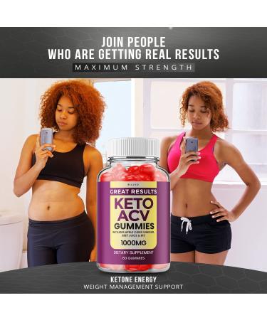 Great Results Keto Gummies - Advanced Formula with Apple Cider Vinegar (60 Gummies) - Buy Online on GoSupps.com
