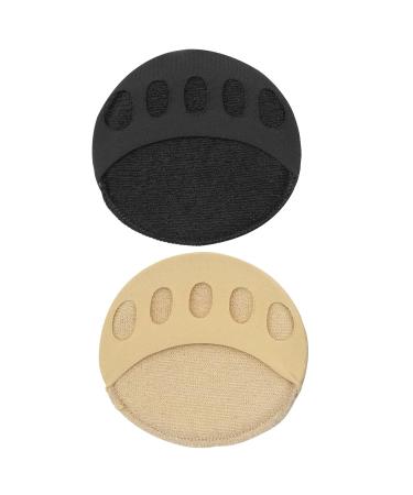 Dohia Forefoot Pads Comfortable Insoles Reusable Forefoot Pads Foot Cushions Metatarsal Pads for Men and Women D1-QJZWZW
