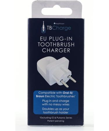 Electrical Toothbrush Wall Charger for EU Socket - Proofvision for Oral-B/Braun (Excludes IO-SIENT & PULSONIC) - International Shipping Available - Buy Online on GoSupps.com