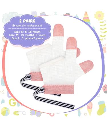 SATINIOR Baby Finger Sucking Stop Kit - Pink Guard (15 month-3 years) - 2 Pairs - Buy Online on GoSupps.com