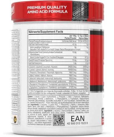 All Stars EAA Powder - Strawberry-Mango Flavor (400g) | International Shipping Available - Buy Online on GoSupps.com