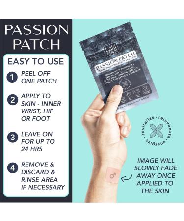 Laki Naturals Passion Patch for Men (Pack of 15) Supports Circulation Vitality Vigour and Energy with Natural Ingredients Non-Habit Forming Time-Released Men s Health Wellness Patches Men Passion Patch (1 count pack  - Buy Online on GoSupps.com