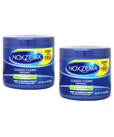 NOXZEMA Deep Cleansing Cream 12 Ounce (Pack of 2)