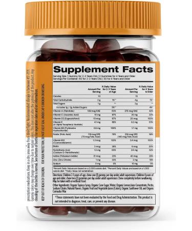Hello Bello Organic Kids Multivitamin Gummies - 60 Count | Healthy & Delicious - Buy Online on GoSupps.com