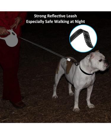 Buy Philorn 5m Reflective Retractable Dog Leash - Flexible Non-Slip Handle One-Button Lock for Medium to Large Dogs up to 50kg - International Shipping Available - Buy Online on GoSupps.com