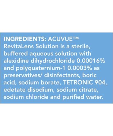 ACUVUE RevitaLens Multi-Purpose Disinfecting Solution 10 oz - Pack of 3 - Buy Online on GoSupps.com